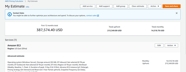 amazon ec2 pricing calculator