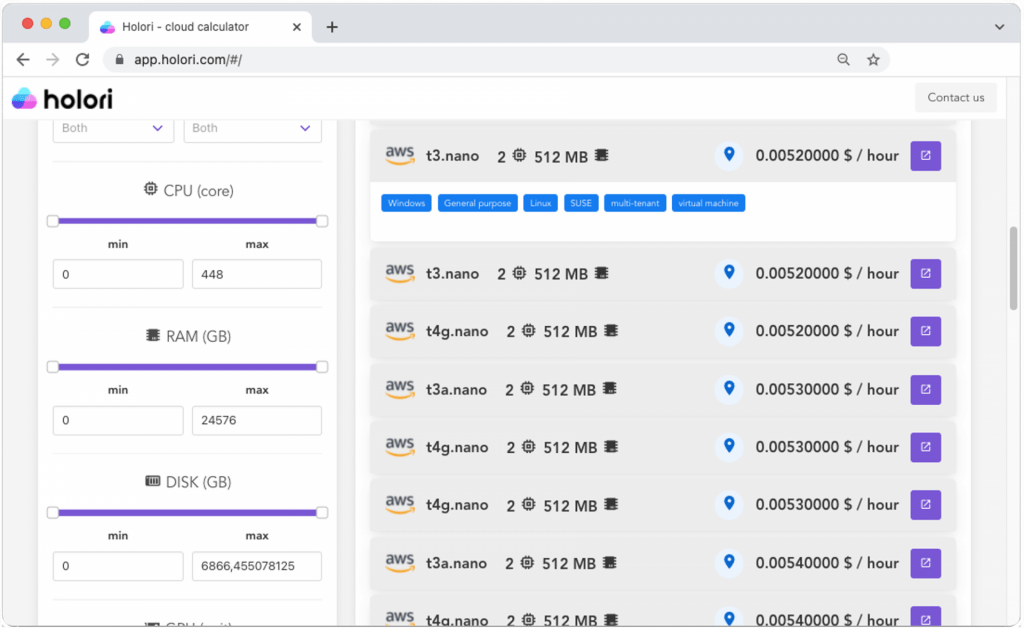 Ultimate AWS Pricing Calculator Bút Chì Xanh