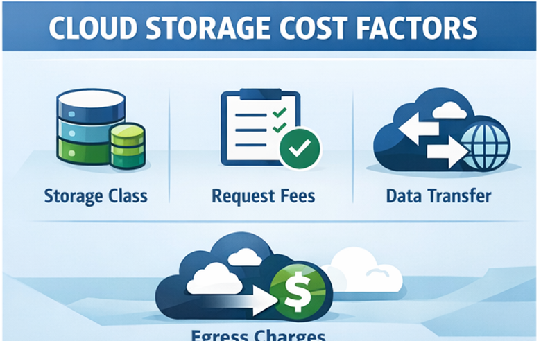 cloud storage cost factors visibility
