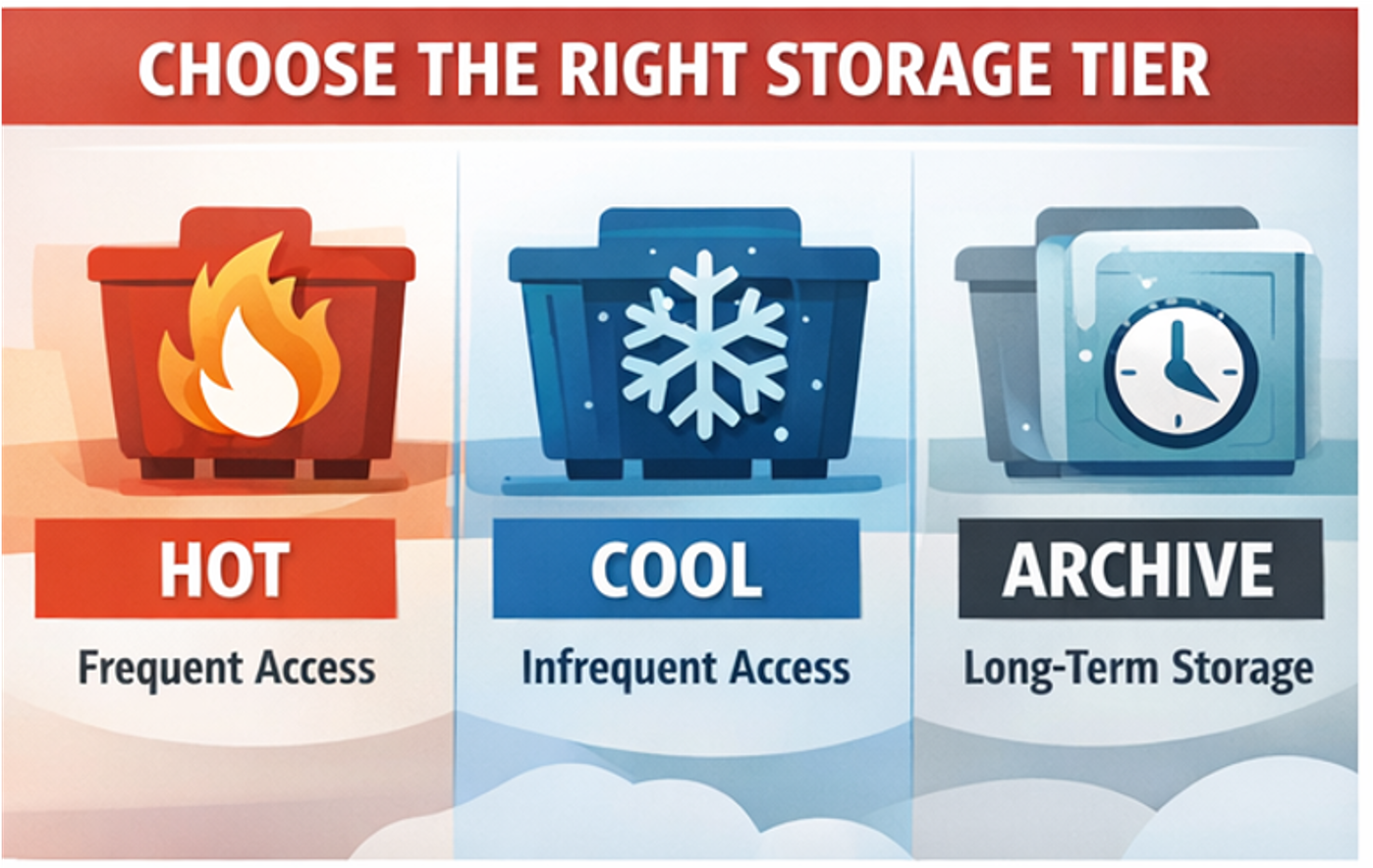 cloud cost storage tiers to optimize costs